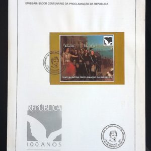 Edital 1989 23 Proclamação da República Com Selo CBC RJ