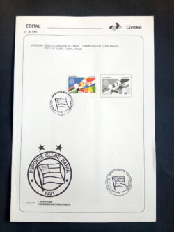 Edital 1989 26 Clubes de Futebol Copa Uniao Esporte Com Selo CBC BA Salvador
