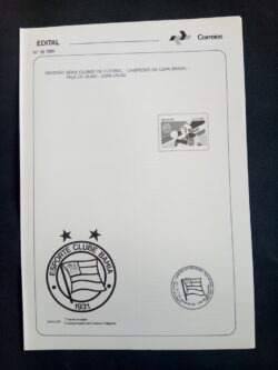 Edital 1989 26 Clubes de Futebol Copa Uniao Esporte Sem Selo