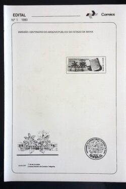 Edital 1990 01 Arquivo Público Bahia Sem Selo