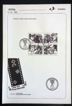Edital 1990 18 Cinema Brasileiro Filme Com Selo CPD RJ