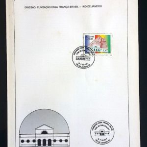 Edital 1990 19 Fundação Casa França Brasil Com Selo CPD RJ