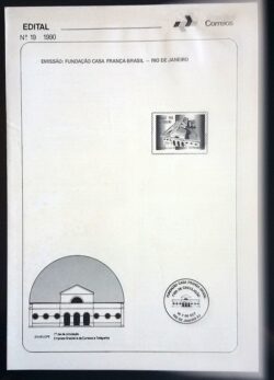 Edital 1990 19 Fundação Casa França Brasil Sem Selo