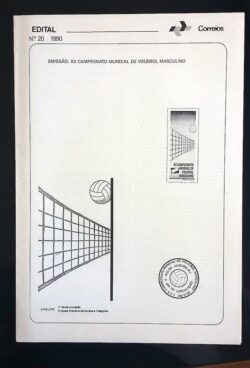 Edital 1990 20 Campeonato Mundial de Volei Esporte Sem Selo