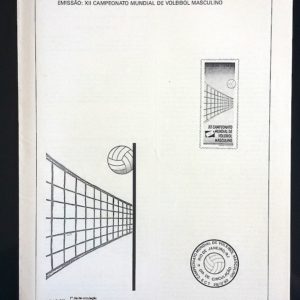 Edital 1990 20 Campeonato Mundial de Volei Esporte Sem Selo