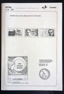 Edital 1990 28 Dia Livro Literatura Escritor Sem Selo