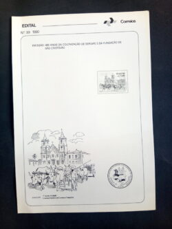 Edital 1990 33 Sergipe Sao Cristovao Sem Selo