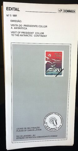 Edital 1991 05 Presidente Collor Sem Selo