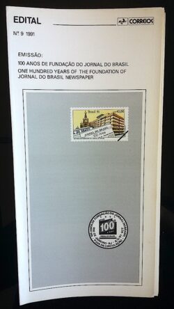 Edital 1991 09 Fundacao Jornal Brasil Sem Selo