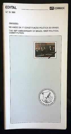 Edital 1991 19 Constituicao Politica Brasil Sem Selo