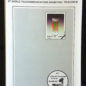 Edital 1991 20 Telecomunicações Telecom Comunicação Sem Selo