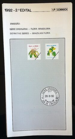Edital 1992 02 Flora Brasileira Sem Selo