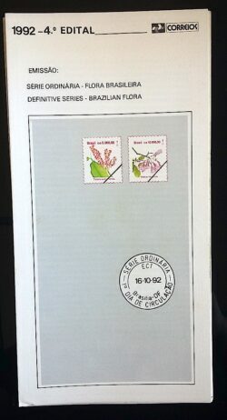 Edital 1992 04 Flora Brasileira Sem Selo