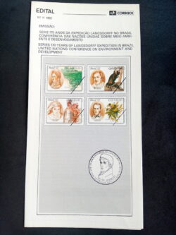 Edital 1992 11 Expedição Langsdorff Meio Ambiente Sem Selo
