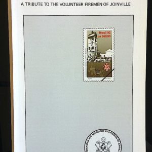 Edital 1992 16 Bombeiros Voluntários Joinville Sem Selo