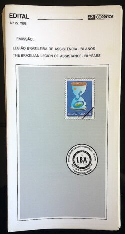 Edital 1992 22 Legião Brasileira Assistência Sem Selo