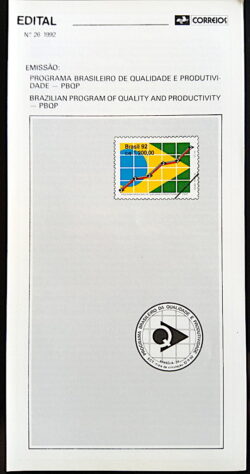 Edital 1992 26 Programa Qualidade Produtividade PBQP Sem Selo