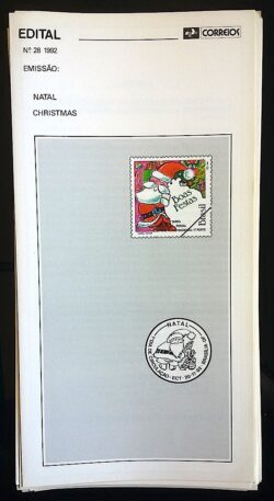 Edital 1992 28 Natal Sem Selo