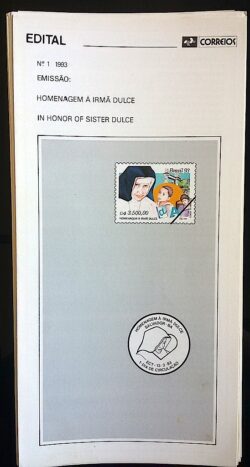 Edital 1993 01 Irma Dulce Religião Sem Selo