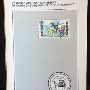 Edital 1993 07 Chefes de Estado Governo Mapa Sem Selo