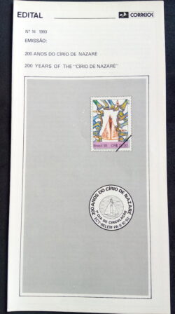 Edital 1993 16 Cirio de Nazare Religiao Sem Selo
