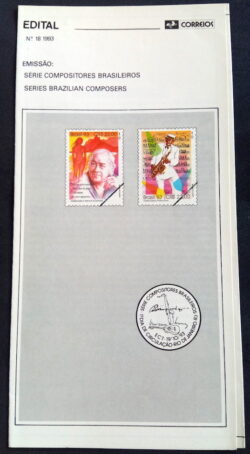 Edital 1993 18 Compositores Brasileiros Vinicius Música Sem Selo