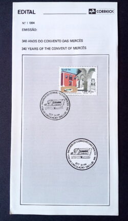 Edital 1994 01 Convento das Merces Com Selo CBC MA São Luís