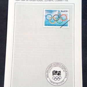 Edital 1994 03 Comite Olimpico Internacional Esporte Sem Selo