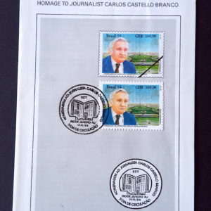 Edital 1994 08 Jornalista Carlos Castello Branco Com Selo CBC RJ