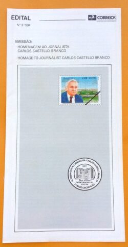 Edital 1994 08 Jornalista Castelo Branco Sem Selo