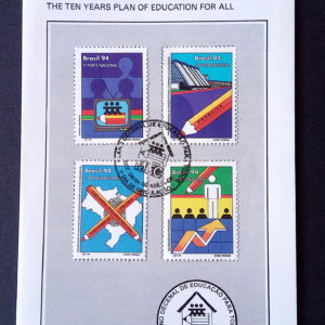 Edital 1994 13 Educação Para Todos Com Selo CBC DF Brasília