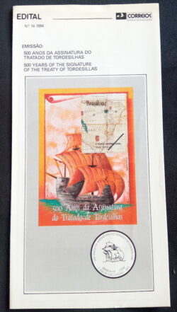 Edital 1994 14 Tratado de Tordesilhas Sem Selo