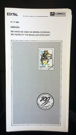Edital 1994 17 Casa da Moeda Sem Selo