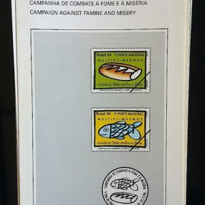 Edital 1994 18 Campanha Combate Fome Miseria Sem Selo