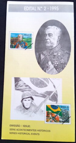 Edital 1995 02 Acontecimentos Historicos Militar Duque de Caxias Sem Selo