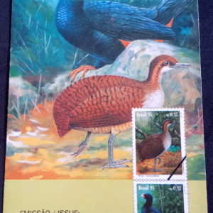 Edital 1995 08 Preservação da Fauna Ave Passaro Sem Selo