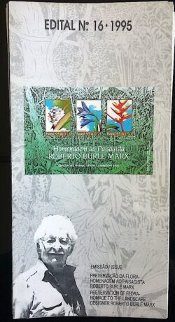 Edital 1995 16 Roberto Burle Marx Flora Sem Selo