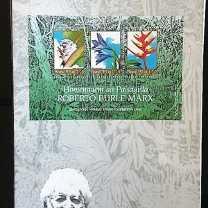 Edital 1995 16 Roberto Burle Marx Flora Sem Selo