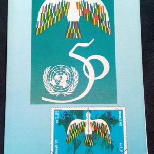 Edital 1995 24 Aniversário da ONU Sem Selo
