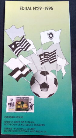 Edital 1995 29 Botafogo Futebol Esporte Bandeira Sem Selo