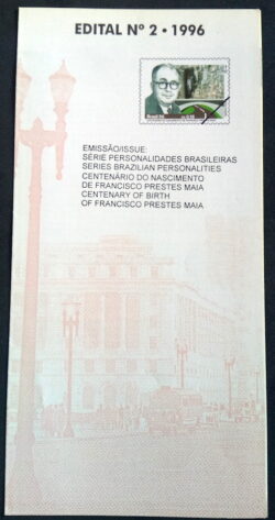 Edital 1996 02 Personalidades Francisco Prestes Sem Selo