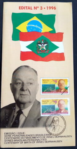 Edital 1996 03 Personalidades Irineu Bornhausen Com CBC Florianópolis