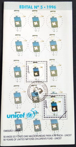 Edital 1996 05 UNICEF Criança Com Selo CBC