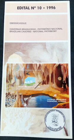 Edital 1996 10 Cavernas Brasileiras Sem Selo