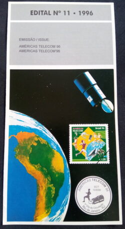 Edital 1996 11 Americas Telecom Satelite Comunicação Sem Selo