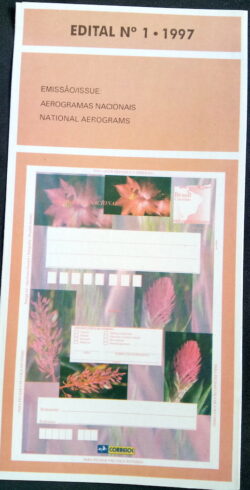 Edital 1997 01 Aerogramas Nacionais Sem Selo