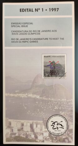 Edital 1997 01 Candidatura Rio de Janeiro Jogos Olimpicos Sem Selo