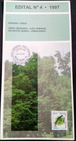 Edital 1997 04 Aves Urbanas Fauna Ave Sem Selo