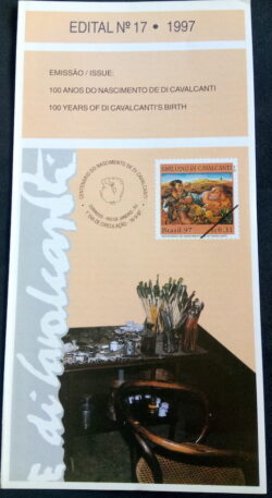 Edital 1997 17 Di Cavalcanti Arte Pintura Sem Selo