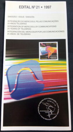 Edital 1997 21 Mercosul Comunicacao Telecomunicacao Mapa Sem Selo